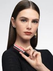 Son Givenchy 34 Rouge Safran Le Rouge Sheer Velvet - Màu Cam Cháy Chính Hãng, Son Dưỡng Ẩm Sang Trọng Cho Môi Tươi Sáng