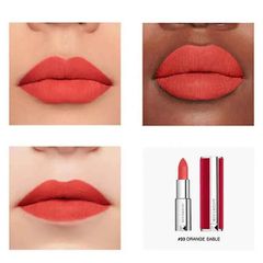 Son Givenchy 33 Orange Sable - Son Môi Cam San Hô Chính Hãng, Độ Bám Lâu, Dưỡng Ẩm, Chất Son Mượt Mà, Sắc Cam Trẻ Trung