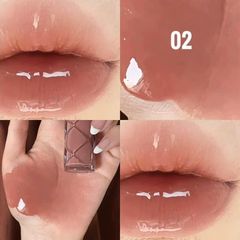Son Kem Sephora Collection Outrageous Plump Hydrating Lip Gloss 02 XXL Nude Màu Hồng Nâu - Son Dưỡng Ẩm, Độ Bóng Tự Nhiên, Chính Hãng