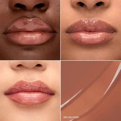 Son Kem Sephora Collection Outrageous Plump Hydrating Lip Gloss 02 XXL Nude Màu Hồng Nâu - Son Dưỡng Ẩm, Độ Bóng Tự Nhiên, Chính Hãng