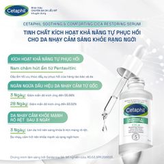 Tinh Chất Làm Dịu & Phục Hồi Cetaphil 30ml - Serum Cica Chính Hãng Giúp Làm Dịu Da Nhạy Cảm, Giảm Đỏ Ngứa