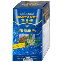 Viên uống Omexxel 3-6-9 Premium - Hỗ trợ não bộ và thị lực (100 viên) - Chứa Omega 3-6-9 và Vitamin A, E cho sức khỏe tối ưu