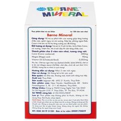 Viên nhai Borne Mineral New Nordic (120 viên) - Hỗ trợ tăng chiều cao và phòng ngừa còi xương cho trẻ em từ 3 tuổi trở lên