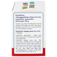 Viên nhai Borne Mineral New Nordic (120 viên) - Hỗ trợ tăng chiều cao và phòng ngừa còi xương cho trẻ em từ 3 tuổi trở lên