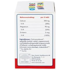 Viên nhai Borne Mineral New Nordic (120 viên) - Hỗ trợ tăng chiều cao và phòng ngừa còi xương cho trẻ em từ 3 tuổi trở lên