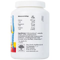 Viên nhai Borne Mineral New Nordic (120 viên) - Hỗ trợ tăng chiều cao và phòng ngừa còi xương cho trẻ em từ 3 tuổi trở lên