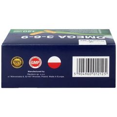 Viên uống Omega 3-6-9 NatureCare - Bổ sung sức khỏe tim mạch, não bộ và mắt - 6 vỉ x 20 viên, giảm nguy cơ xơ vữa động mạch