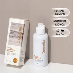 Bột Rửa Mặt Than Hoạt Tính Daphnellia 50g - Sạch Sâu, Dưỡng Ẩm, Phù Hợp Mọi Loại Da - Công Nghệ Tạo Bọt Siêu Mịn