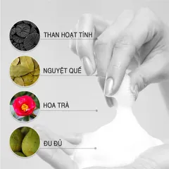 Bột Rửa Mặt Than Hoạt Tính Daphnellia 50g - Sạch Sâu, Dưỡng Ẩm, Phù Hợp Mọi Loại Da - Công Nghệ Tạo Bọt Siêu Mịn