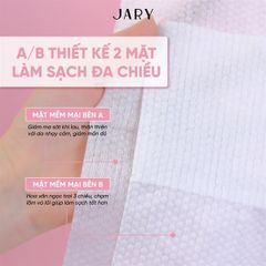 Khăn Mặt Dùng Một Lần Jary - Khăn Rút Giấy An Toàn, Thân Thiện Với Da Nhạy Cảm, Tiện Lợi Cho Skincare & Make Up