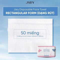 Khăn Mặt Dùng Một Lần Jary - Khăn Rút Giấy An Toàn, Thân Thiện Với Da Nhạy Cảm, Tiện Lợi Cho Skincare & Make Up