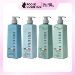 Dầu Gội & Dầu Xả Hương Nước Hoa Milanogica - Phục Hồi Tóc Hư Tổn, Giảm Gàu & Ngứa Da Đầu, Dưỡng Ẩm Siêu Mềm Mượt