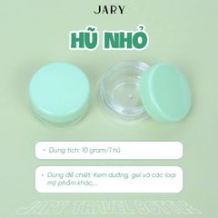 Bộ Chiết Mỹ Phẩm 5 Món Jary Cao Cấp - Túi Du Lịch Trong Suốt Với Thiết Kế Dễ Thương Chống Va Đập, Tiện Lợi Cho Bạn Gái
