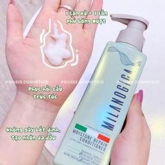 Dầu Gội & Dầu Xả Hương Nước Hoa Milanogica - Phục Hồi Tóc Hư Tổn, Giảm Gàu & Ngứa Da Đầu, Dưỡng Ẩm Siêu Mềm Mượt