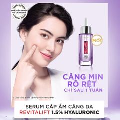  Tinh Chất Dưỡng Da L'Oreal Paris Revitalift 1.5% Hyaluronic Acid Serum 30ml - Chăm Sóc Da Khô, Sáng Mịn, Cấp Ẩm Hiệu Quả