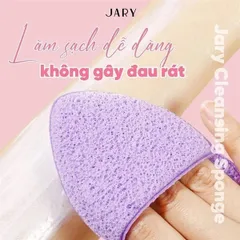 Miếng Rửa Mặt Bọt Biển Jary - Tẩy Trang, Làm Sạch Da Mặt Dịu Nhẹ, Tái Sử Dụng, Sản Phẩm Chăm Sóc Da Hàn Quốc