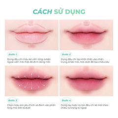 Chì Kẻ Viền Môi Dearmay 2In1 Plumpy Lip Liner Hàn Quốc - Chất Chì Mềm Mượt, Tạo Khối Định Hình Đôi Môi Rạng Rỡ, 0.46g