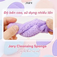 Miếng Rửa Mặt Bọt Biển Jary - Tẩy Trang, Làm Sạch Da Mặt Dịu Nhẹ, Tái Sử Dụng, Sản Phẩm Chăm Sóc Da Hàn Quốc