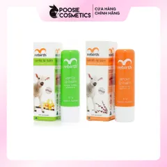 Son Dưỡng Môi Rebirth Nhau Thai Cừu 3.7g - Dưỡng Ẩm, Chống Nắng, Hương Vị Đào Tươi Mát, Hỗ Trợ Tái Tạo Môi Khỏe Mạnh