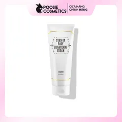 Kem Dưỡng Trắng Nâng Tông Da Tenzero Turn On Body Brightening Cream 180ml - Dưỡng Ẩm, Làm Sáng, Cải Thiện Nếp Nhăn