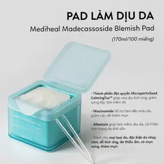 Toner Pad Mediheal Giảm Mụn, Sáng Da, Chống Lão Hóa - Chứa Niacinamide, Tea Tree, Collagen, 7 Vitamin Thiết Yếu 618262