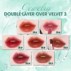 Son Kem Black Rouge Double Layer Velvet Ver 3 - Son Môi Nhung Lì, Độ Bền Cao, Màu Tím Pastel Sang Trọng, Dưỡng Môi Tốt