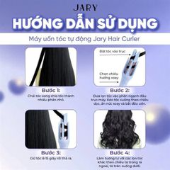 Máy Uốn Tóc Tự Động JARY Hair Curler 360 Độ - Thiết Bị Tạo Kiểu Tóc Xoăn Sang Trọng, Dễ Dàng Sử Dụng Tại Nhà
