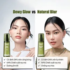 Xịt Khóa Nền Cố Định Glamrr Q Vegan Super Stay Makeup Fixer 130ML - Kiềm Dầu, Giữ Lớp Trang Điểm 24H Cho Da Nhạy Cảm