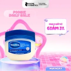 Sáp Dưỡng Ẩm Vaseline Original Healing Jelly 100% Kháng L moisture Duy Trì Độ Ẩm Da Mềm Mịn, Chăm Sóc Da Đa Năng