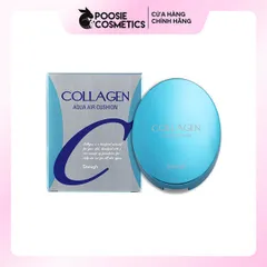 Phấn Nước Collagen Enough Aqua Air Cushion - Trang Điểm Chống Lão Hóa và Dưỡng Ẩm, Làn Da Tự Nhiên #21 15g