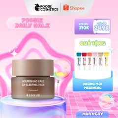 Mặt Nạ Ngủ Dưỡng Môi KLAVUU 20g - Giúp Môi Căng Mọng, Ẩm Mượt với Hương Vanilla, Coconut, Berry - Sản Phẩm Chăm Sóc Da Mặt Hàn Quốc