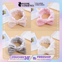 Băng Đô Rửa Mặt Tai Thỏ & Tai Mèo Vải Nhung Hàn Quốc - Cute và Tiện Dụng Cho Chăm Sóc Cá Nhân