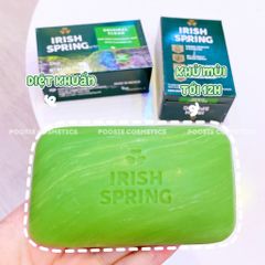 Xà Phòng Cục Diệt Khuẩn Irish Spring 113g - Khử Mùi, Dưỡng Ẩm, Thơm Mát An Toàn Cho Da Nhạy Cảm