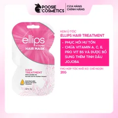 Kem Ủ Tóc Ellips Phục Hồi Hư Tổn 20g - Mặt Nạ Dưỡng Tóc Pro-Keratin Complex Giúp Tóc Khỏe Mạnh và Mềm Mượt