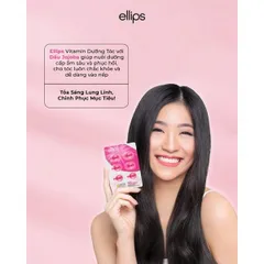 Vỉ 6 Viên Tinh Dầu Dưỡng Tóc Ellips Đa Vitamin - Nuôi Dưỡng, Phục Hồi Hư Tổn, Giảm Rụng, Tóc Óng Mượt