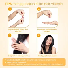 Vỉ 6 Viên Tinh Dầu Dưỡng Tóc Ellips Đa Vitamin - Nuôi Dưỡng, Phục Hồi Hư Tổn, Giảm Rụng, Tóc Óng Mượt