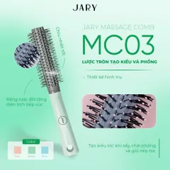 Lược Chải Tóc Massage JARY - Lược Gỡ Rối và Tạo Độ Phồng Tóc Cao Cấp, Tiện Dụng cho Tóc Khô Yếu