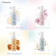 Nước Hoa Dạng Xịt Không Cồn De Memoria 50ml - Body Mist His Shirt 04, Hương Vải Vóc Sạch, Độ Lưu Hương Lên Đến 6 Giờ