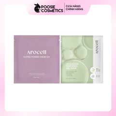 Mặt Nạ Collagen Arocell Super Power - Mặt Nạ Chống Lão Hóa Điện Di Graphene Botox, Dưỡng Ẩm Sâu, Làm Mịn Da, 25ml