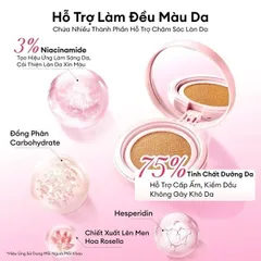Cushion Chống Nắng SPF50+ PA++++ Colorkey 11g - Lớp Trang Điểm Mỏng Nhẹ, Che Phủ Hoàn Hảo, Bền Màu Suốt 24h, Da Trắng Sáng Tự Nhiên