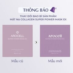 Mặt Nạ Collagen Arocell Super Power - Mặt Nạ Chống Lão Hóa Điện Di Graphene Botox, Dưỡng Ẩm Sâu, Làm Mịn Da, 25ml