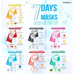 Mặt Nạ Dưỡng Da Chuyên Sâu Foodaholic Ample Mask 23ml - Dưỡng Ẩm, Cải Thiện Nếp Nhăn, Dưỡng Sáng Da, Phục Hồi Da Mềm Mại