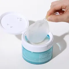 Tenzero Toner Pad Vita C & Collagen 70 Miếng - Cấp Ẩm, Sáng Da, Tẩy Tế Bào Chết, Dành Cho Chăm Sóc Da Mặt