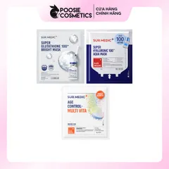 Mặt Nạ Dưỡng Trắng Sur.Medic 30g - Mặt Nạ Vi Sợi Glutathione Giúp Sáng Da, Cấp Ẩm Mịn Màng, Phục Hồi Da Tức Thì