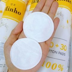 Bông tẩy trang Minho Cotton Pads 230 miếng - Bông cotton Hàn Quốc mềm mại, an toàn cho da, tẩy trang và chăm sóc da hiệu quả