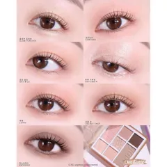 Bảng Phấn Mắt Espoir Real Eye Palette 7 Ô - Phấn Siêu Mịn Glitter, Shimmer, Matte, Satin Dễ Dùng Cho Nhiều Phong Cách Trang Điểm