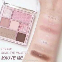 Bảng Phấn Mắt Espoir Real Eye Palette 7 Ô - Phấn Siêu Mịn Glitter, Shimmer, Matte, Satin Dễ Dùng Cho Nhiều Phong Cách Trang Điểm
