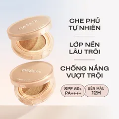 Phấn Nước Ofelia Uncovered Longwear Cushion SPF50+ PA++++ 12g - Che phủ hoàn hảo, mịn lì tự nhiên, an toàn cho da nhạy cảm