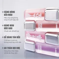 Má Hồng Kem Căng Bóng Glamrr Q Glow - Má Hồng Bền Màu Tươi Tắn Cho Da Nhạy Cảm, 3.8g, Hàn Quốc
