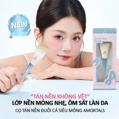 Cọ Đánh Nền Tiên Cá AMORTALS - Cọ Tán Nền Hình Đuôi Cá Siêu Mỏng, Dụng Cụ Làm Đẹp Chất Lượng cao